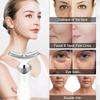 Микротоковый прибор для шеи Двойного назначения Массажер для лица - Антивозрастной уход для носогубных складок и морщин на шее Косметический инструмент
