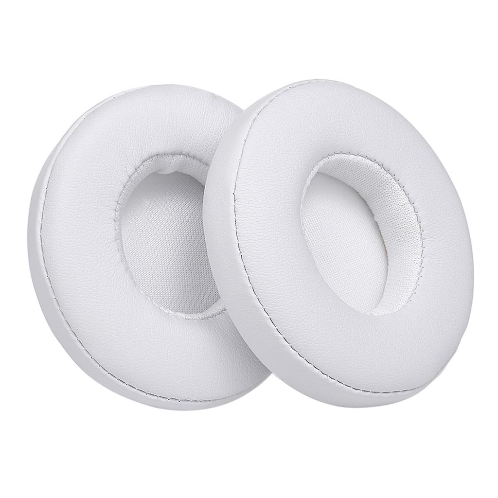 2Pcs Replacement Earpads Ear Pad Cushion for Beats Solo 2 / 3 On Ear Wireless Headphones Black