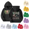 Kids' Hooded Pullover Trendy Long-Sleeved Witch Sweatshirt