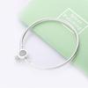 New Fashion Bangle Fit Original Fashion Argent 925 Femme DIY Charms Beadeds Handmade Custom Beads Femme Bracelets Jewelry Women