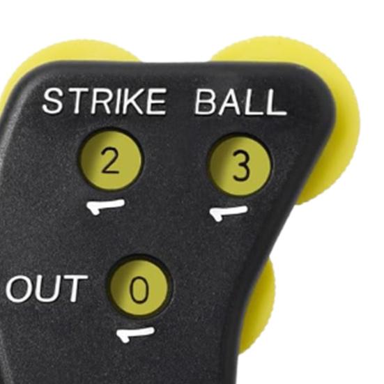 1 шт/2 шт 4-х колесный бейсбольный арбитр кликер софтбольное судейское оборудование мяч удар счетчик питчей кликер для судьи-счетчика записей аутов и иннингов мячей
