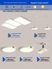 Modern Designer Piano Key Ceiling Light for Living Room - Full Spectrum Eye Protection