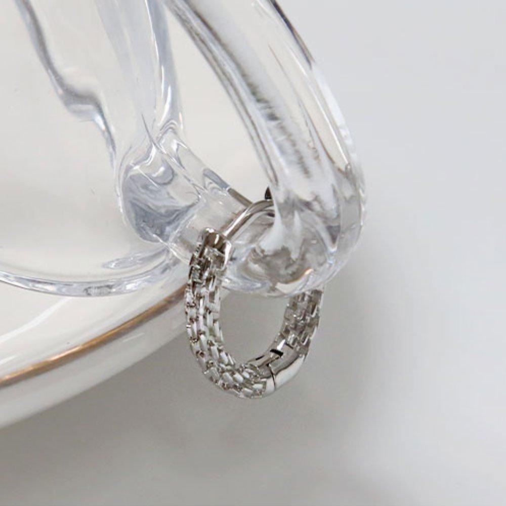 [1+1] Fashion Piercing Mosaic Ring (Single Side Sold)