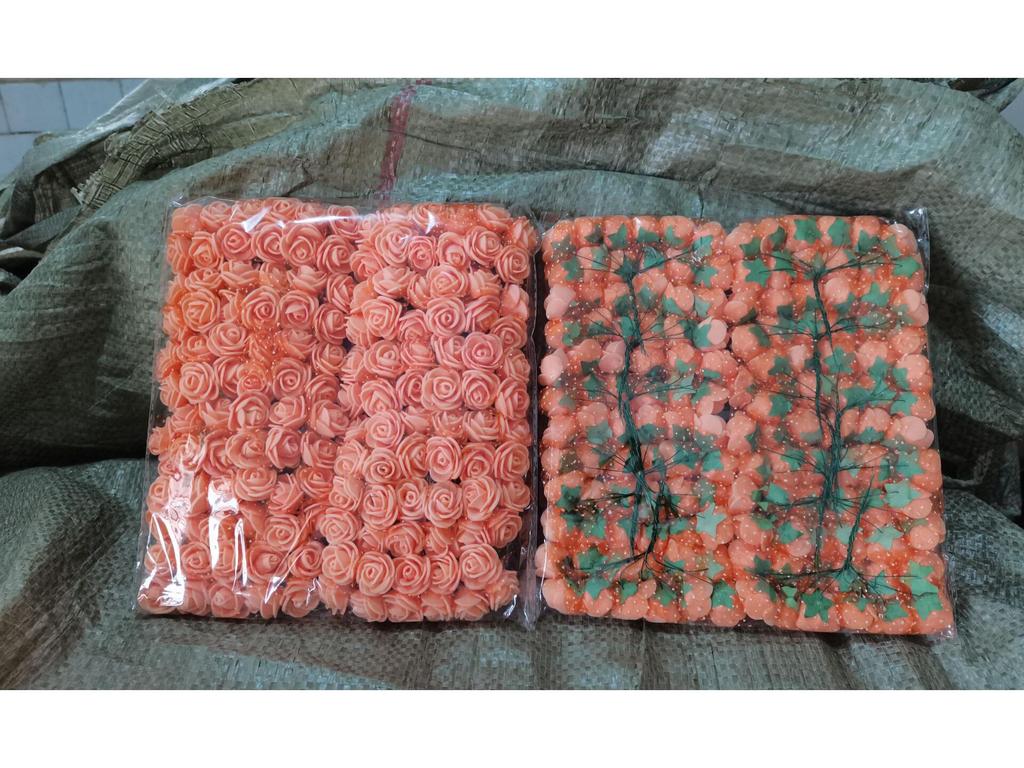 2,5-дюймовая марлевая кружевная роза, пена и сухоцветы для свадебной подарочной коробки, плетеного венка и аксессуаров.