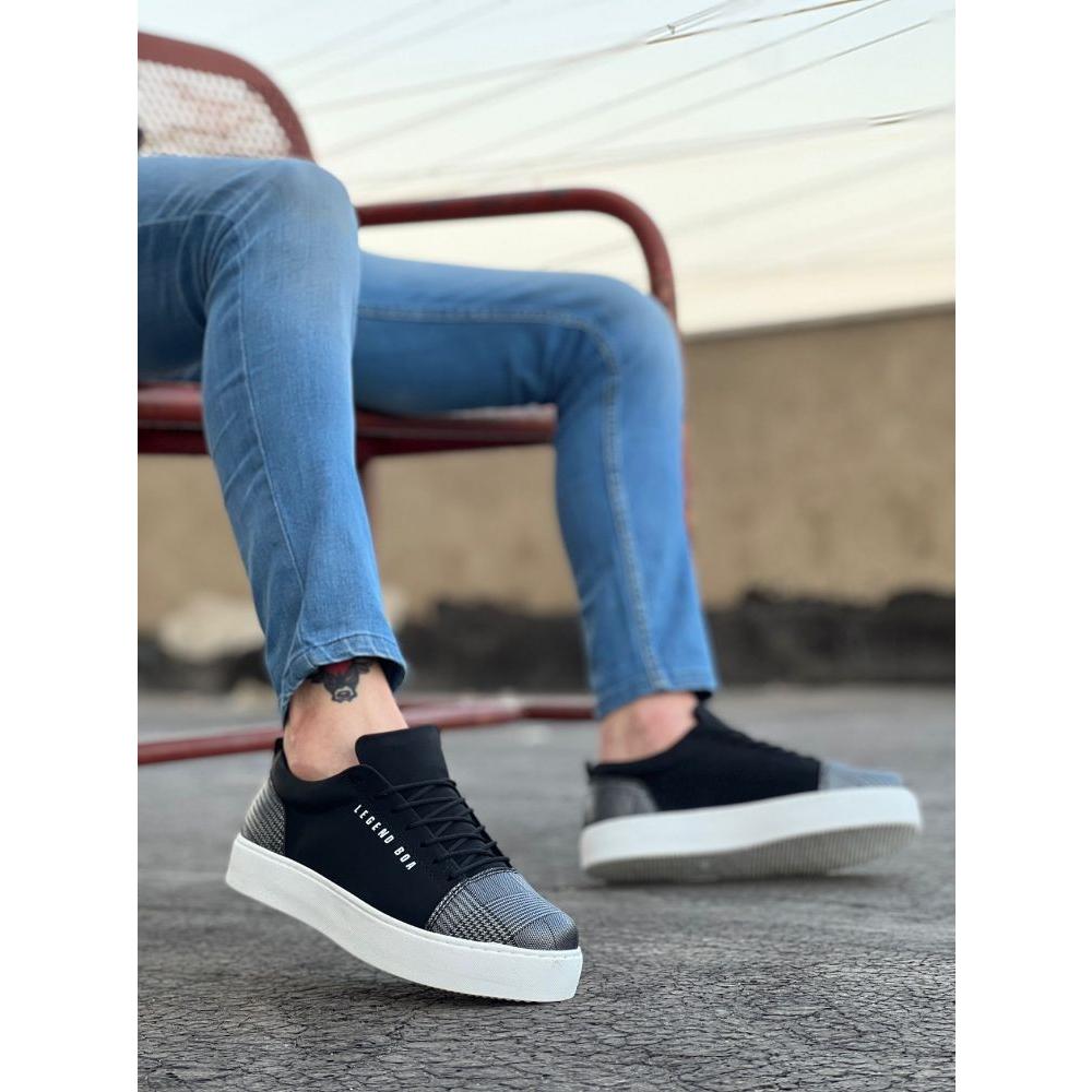 B104 Повседневная обувь для мужчин Спортивная модная мужская обувь на шнуровке Легкая и удобная подошва Сезонная обувь для мужчин