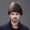 Шапка из кожи рекс мужская для среднего и пожилого возраста зимняя из норки шапка для пожилого мужчины теплая мужская из цельной норки меховая хлопковая шапка для отца