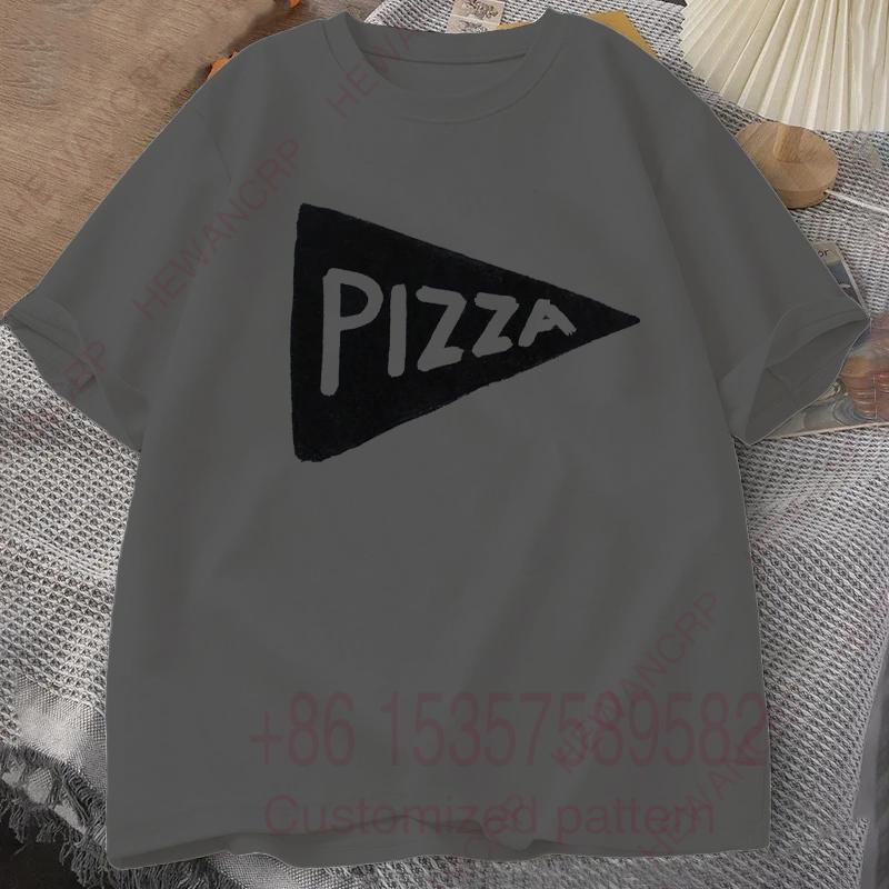Mens Tracksuit Tshirt Funny Pizza Printed Round Neck Short Sleeves Casual Cotton Pullover Sweatwicking Breathable Sportswear
