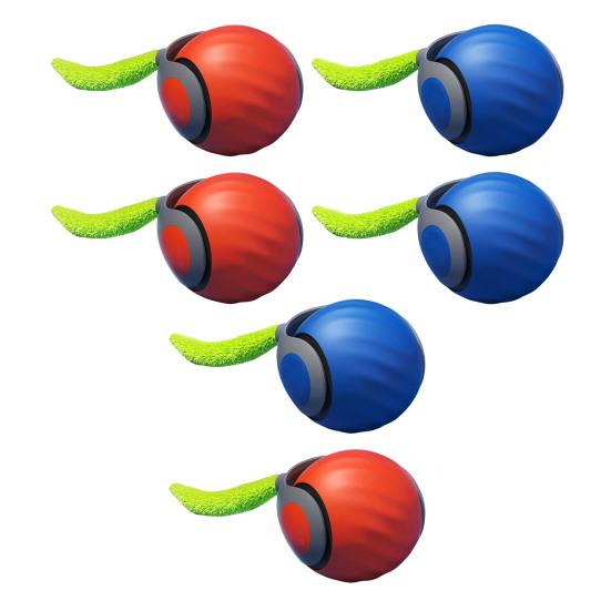 2 шт. Интерактивная игрушка-мяч для кошек, перезаряжаемая через USB, катящийся мяч, два режима скорости, автоматически движущийся умный мяч, игрушка для кошек