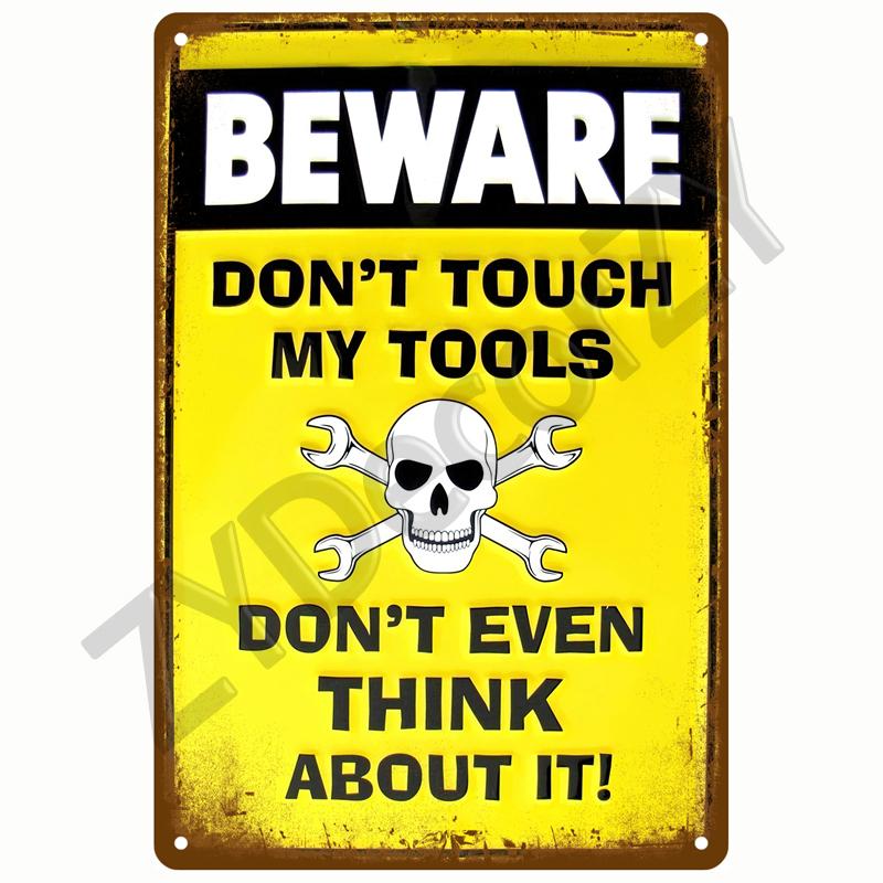 Retro Tin Sign Bar Cafe Club Garage Car Pub Vintage Metal Sign Plaque Painting Motorcycle Iron Home Decoration Wall Decor Art