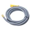 Gas Grill Hose 12FT 12 Inch Rubber RV Gas Hose Extension with Quick Connector for Travel