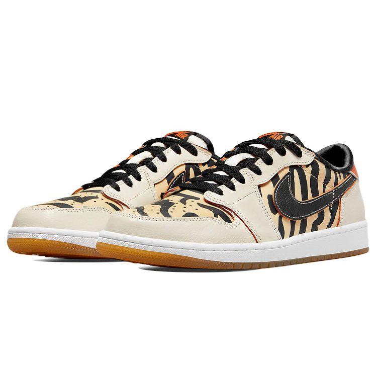 Air Jordan 1 Retro Low OG Кроссовки унисекс «Китайский Новый год - Год Тигра» Белый Парус Черный DH6932-100