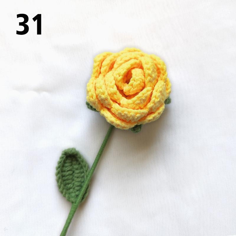 Подарок на День Учителя Подсолнух Вязаный Цветок Вязаный Цветок Ручной Работы Букет Домашний