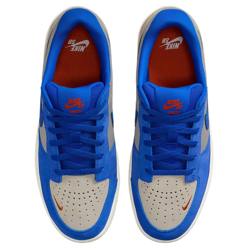 Nike SB Force 58 Текстиль, Кожа Дышащие Скейтбордические Кроссовки Мужские Серый Синий DV5477-011