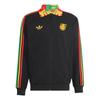 adidas Ямайка JFF OG Легкая удобная куртка в спортивном стиле с молнией по всей длине и рукавами реглан Футбол Жизненный стиль Мужская Черная JY5207