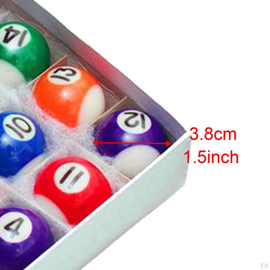 16 мини-бильярдных шаров, полный набор с треногой, детская игрушка в подарок, небольшой бильярдный стол