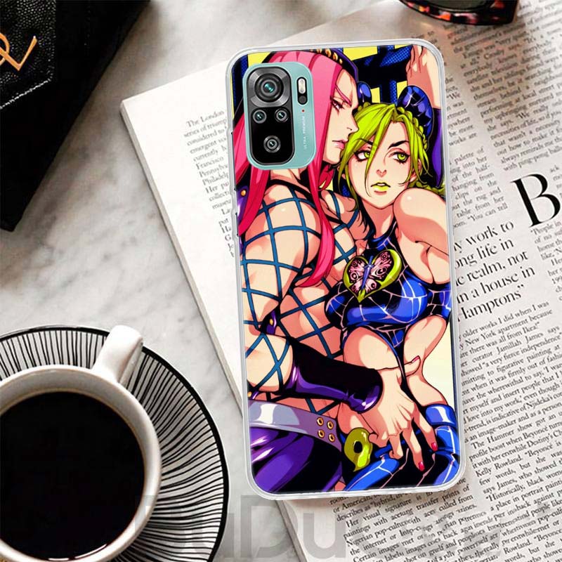 Чехол для телефона Xiaomi Redmi Note 14 13 12S 12 11 Pro Plus с Джолин Джостар из JoJo's Bizarre Adventure 11S 10S 10 11E 11T + 9S 9