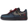 Nike Nike Air Force 1 Нескользящие Устойчивые к истиранию Низкие Кеды для скейтбординга Унисекс Черный Золотой CW2288-001(Team113-S-BOX)