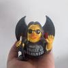 Ozzy Osbourne Back To the Beginning Rubber Duck Statue,Prince of Darkness Duck, Rock Tribute Duck Collectible,Music Jeeps Ducking for Party Decor