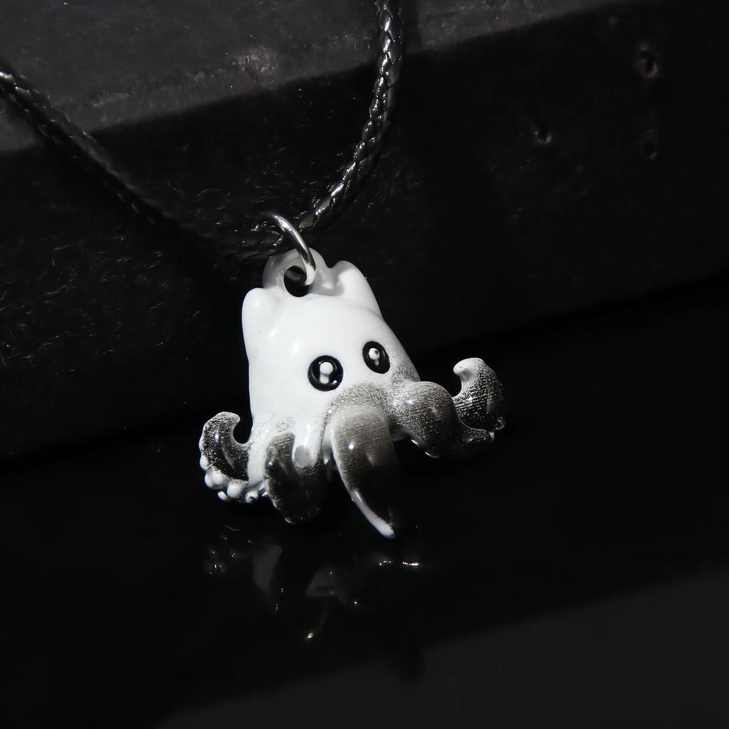 Ктулху милый осьминог кошка ожерелье кальмар каракатица морские животные соленая вода морские виды кулон ожерелья для женщин мужчин ювелирные изделия