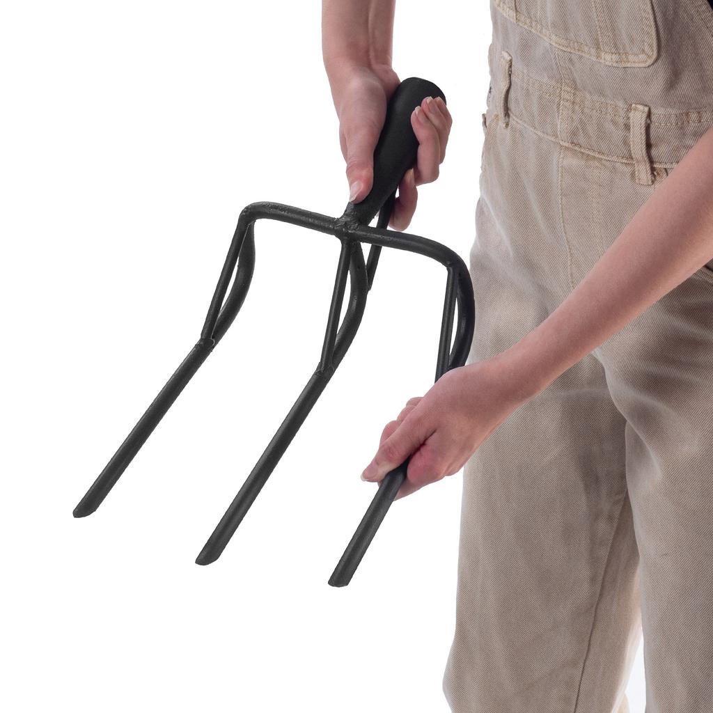 KADAX Вилы для рыхления почвы прочные стальные для копания ручные