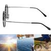 Adjustable ND Filter Sunglasses 45300 Gears for Comfort Clarity Polarized Round Glasses