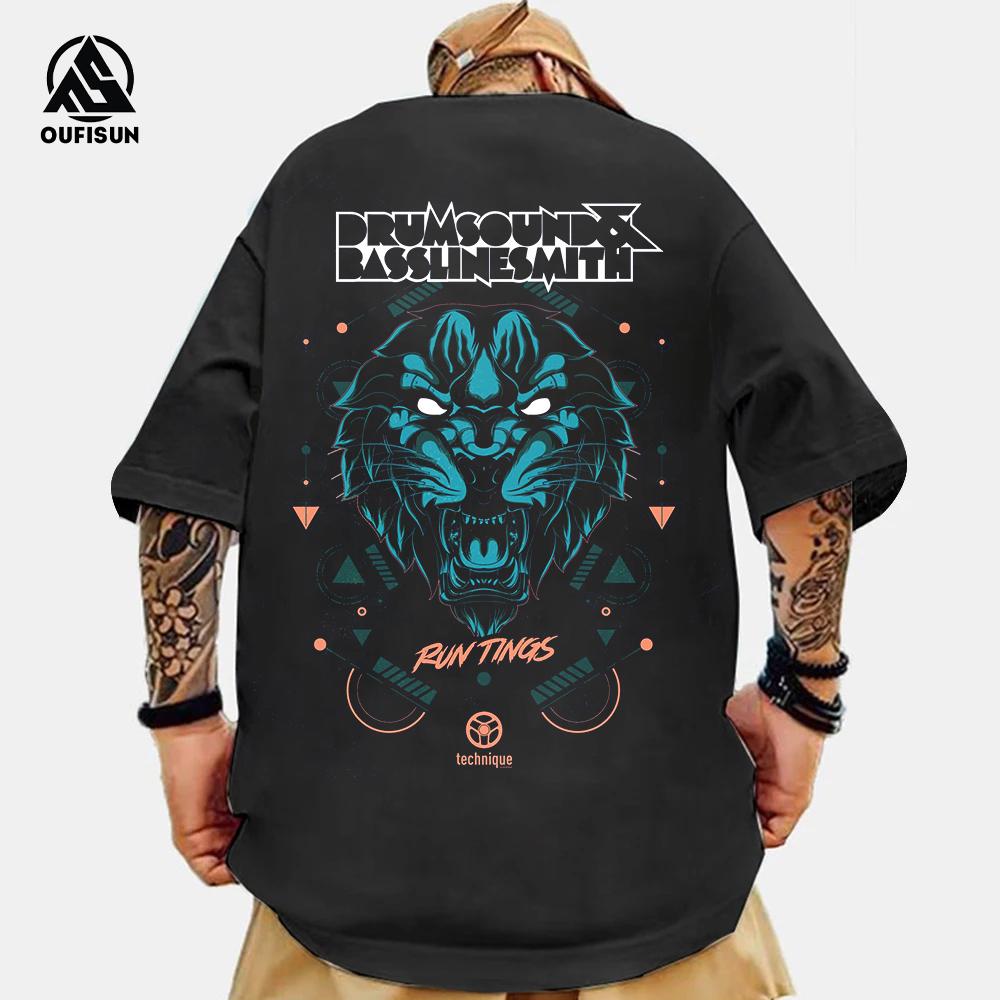 Модные футболки с животными для мужчин с принтом гориллы в 3D, модная повседневная футболка с коротким рукавом в стиле Харадзюку, спортивные футболки большого размера