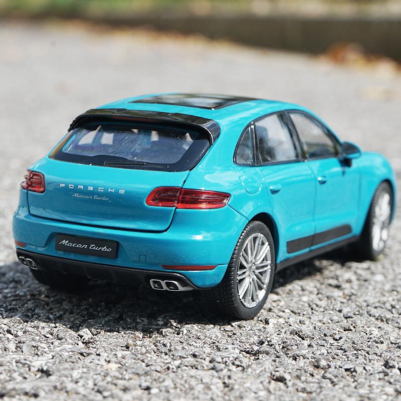 Welly 1/24 Porsche Macan Turbo SUV Alloy Car Diecasts & Toy Vehicles Car Model Miniature Scale Model Car Toy for Children