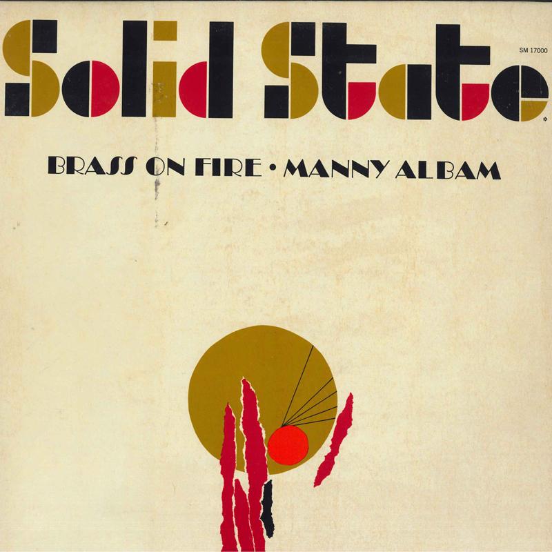 LP Record MANNY ALBAM - Brass On Fire SM17000 SOLID STATE 1966 US Jazz Used
