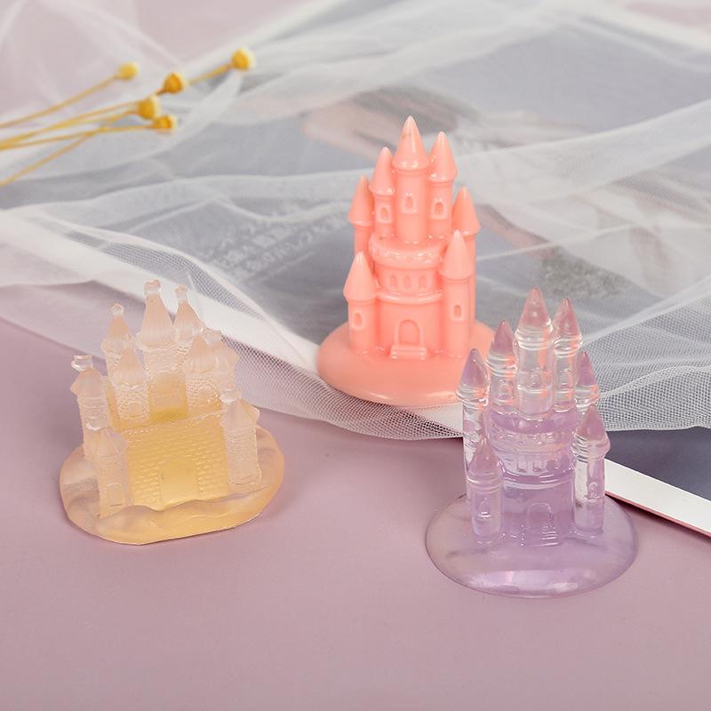Зеркальная форма для замка из силикона 3D дизайн замка принцессы для DIY ароматерапевтических гипсовых поделок, украшения дома, изготовления подарков