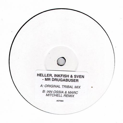 12inch Record HARDY HELLER , INKFISH & SVEN ANDER - Mr Drugabuser ACT004 Acting Out 2004 UK Dance & Electronica Used