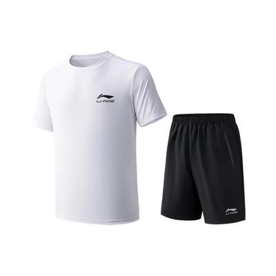 Набор Li Ning Футболка с коротким рукавом Шорты Унисекс YATW081-1
