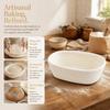Oval Shape Bread Proofing Basket With Linen Liner Dough Basket  Home Baking