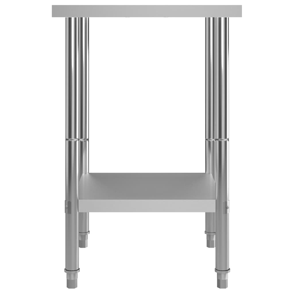 Stainless Steel Kitchen Work Table 60 x 60 x 85 cm