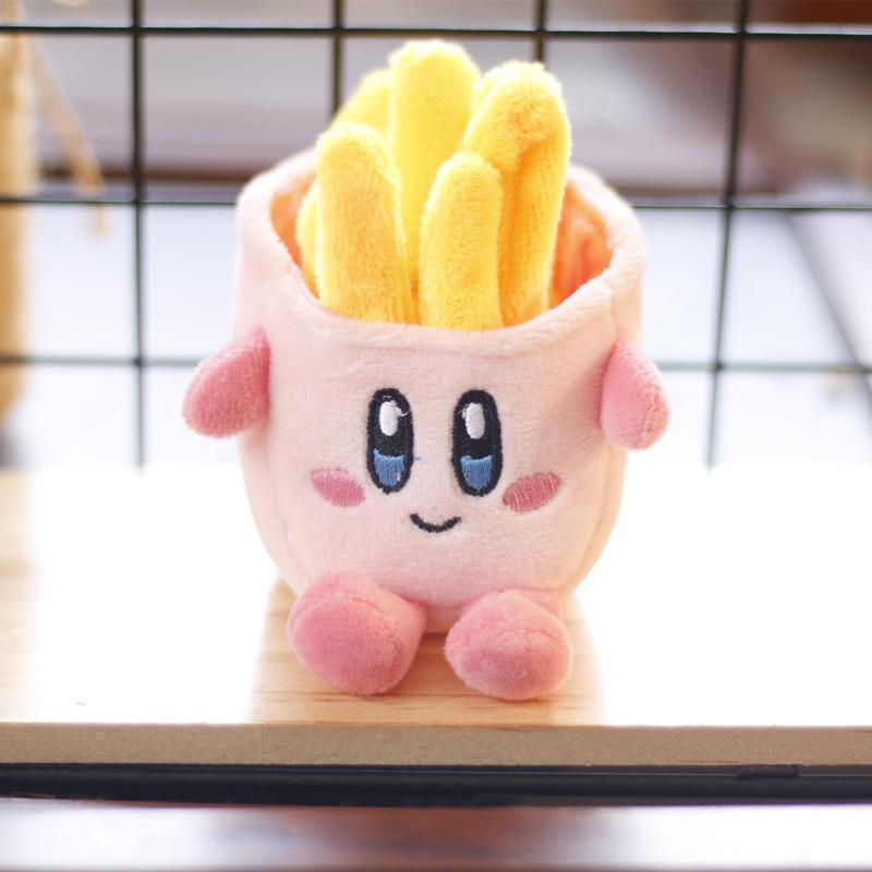 Cute Star: Kabi Pendant Plush Toy Doll Creative Cartoon Fries Bag Hanging Keychain