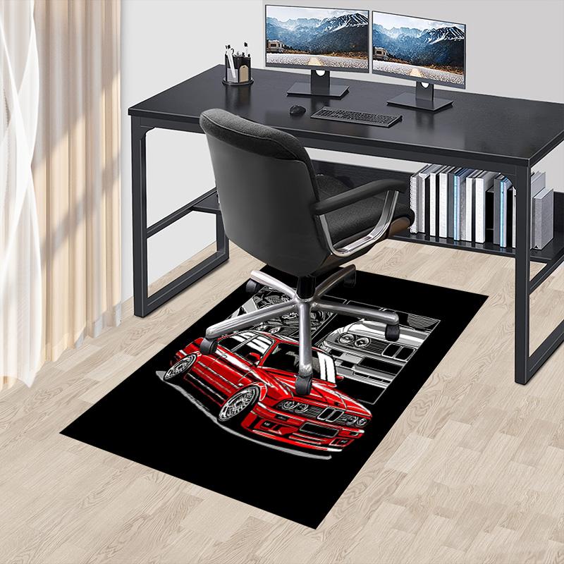 Bmw E30 Artwork Carpet For Playroom Bedroom Living Room Sofa Home Decorkids Game Area Rug Nonslip Floor Mat