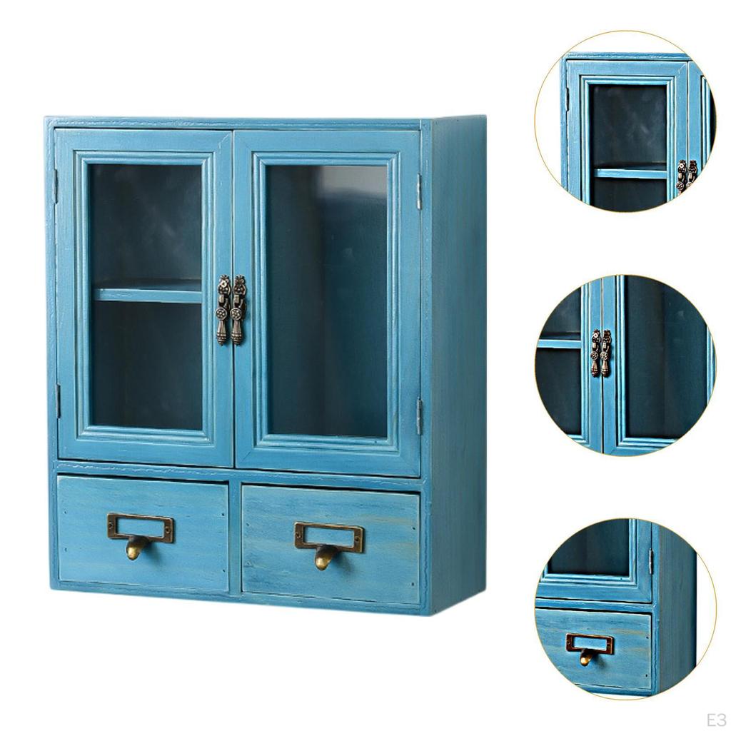 Решение для хранения украшений в деревенском стиле для туалетной зоны