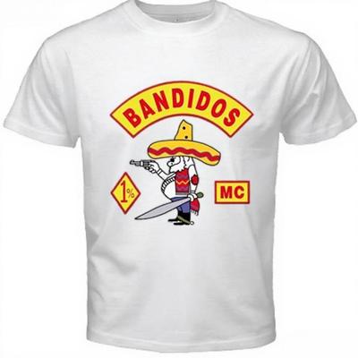 Bandidos MC Support Worldwide SYLB One Percenter Biker 1 Rough New Fashion Mens Short Sleeve T Shirt Cotton T Shirts