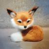 Support Realistic Mini Fox Stuffed Animal Soft Plush Kids Toy Sitting Fox Home Decor Hotsupport
