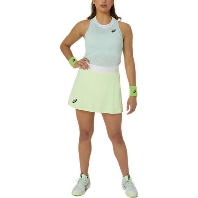 Asics Майка Match Actibreeze с логотипом и принтом без рукавов Женские топы Голубой 2042A291-409