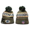 Knitted Beanie NFL Team Cap NCAA Football Winter Hat Acrylic Warm Breathable Adjustable