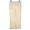 Linen Blend Long Pants Cream Type Women Used