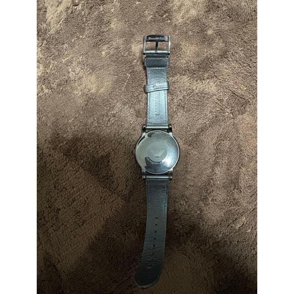 Б/у часы EMPORIO ARMANI кожаный ремешок