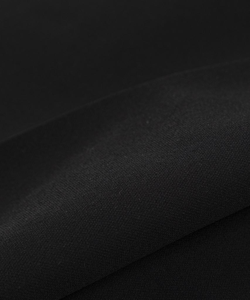 LETTERCOMO Впечатляющие полуширокие эластичные брюки черные