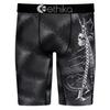 Мужские дышащие квадратные трусы ETHIKA: Модные спортивные плавки с принтом, плавки для фитнеса, пляжные штаны.