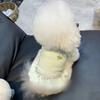 Одежда для собак Bichon с вафельным цветком и летящими рукавами, юбка для домашних животных, кошек, плюшевых милых, дышащих вещей