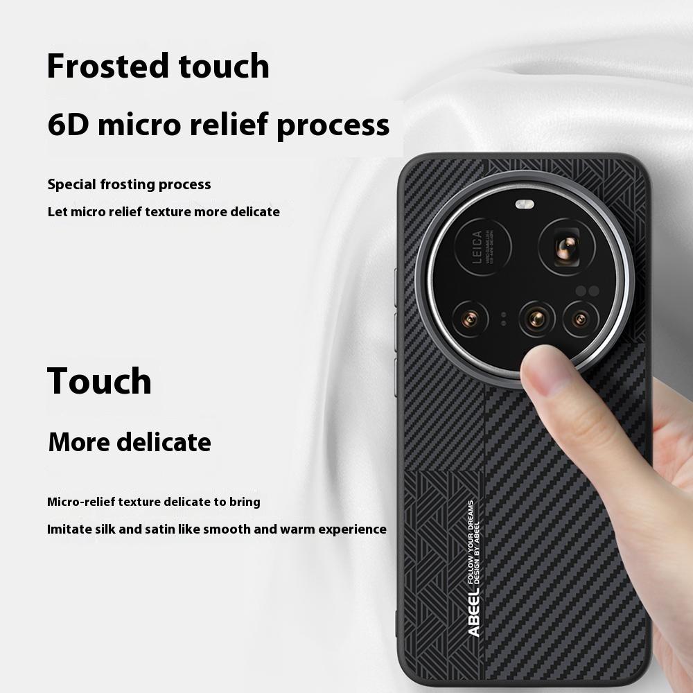 ABEEL Магнитный чехол для Xiaomi 15 Ultra, PC + TPU + Алюминиевый сплав + ПУ кожа, Тонкая задняя крышка для телефона