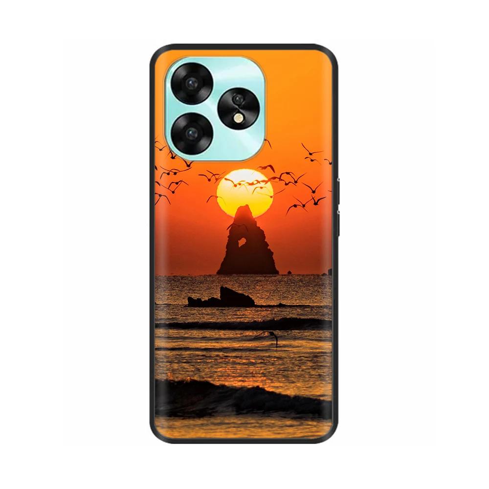 Для чехла UMIDIGI A15 A15C Модный Милый Чехол Черный Мягкий Силиконовый Чехлы для Телефона Для UMIDIGI A15C Funda A 15 UMIDIGIA15 Сумки
