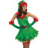 Зеленый эльф косплей костюмы Санта-Клауса для взрослых женщин Рождественские нарядные костюмы Рождественский косплей костюм для вечеринки