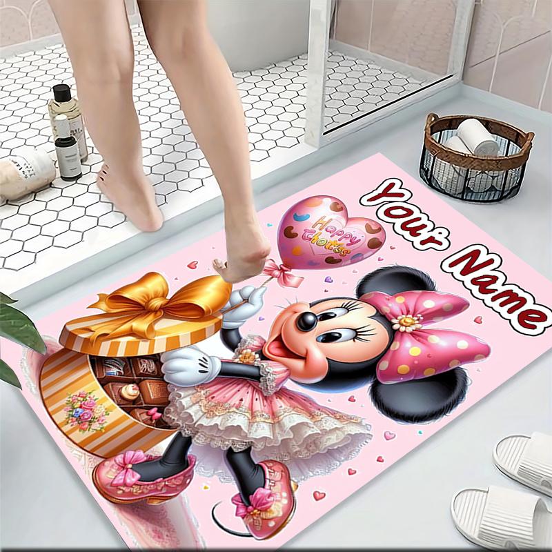 Custom Name Princesses Together Carpet Rug Customizable Soft Washable Anti-Slip Home Living Room Sofa Mats Personalized Rug. 090991