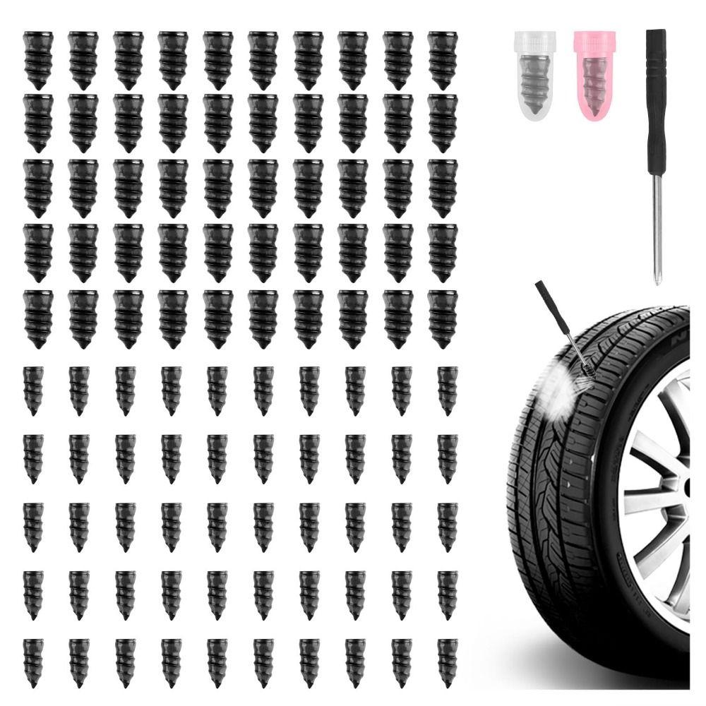 40/100Pcs Self-Tapping Screw Vacuum Tire Repair Nail Tire Puncture Repair Nail Tire Repair Tools